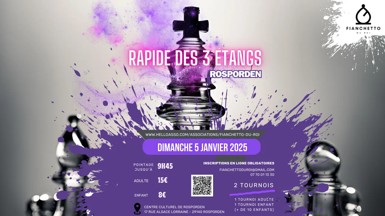 Tournoi Rapide 3 Etangs 2025 - Jeunes